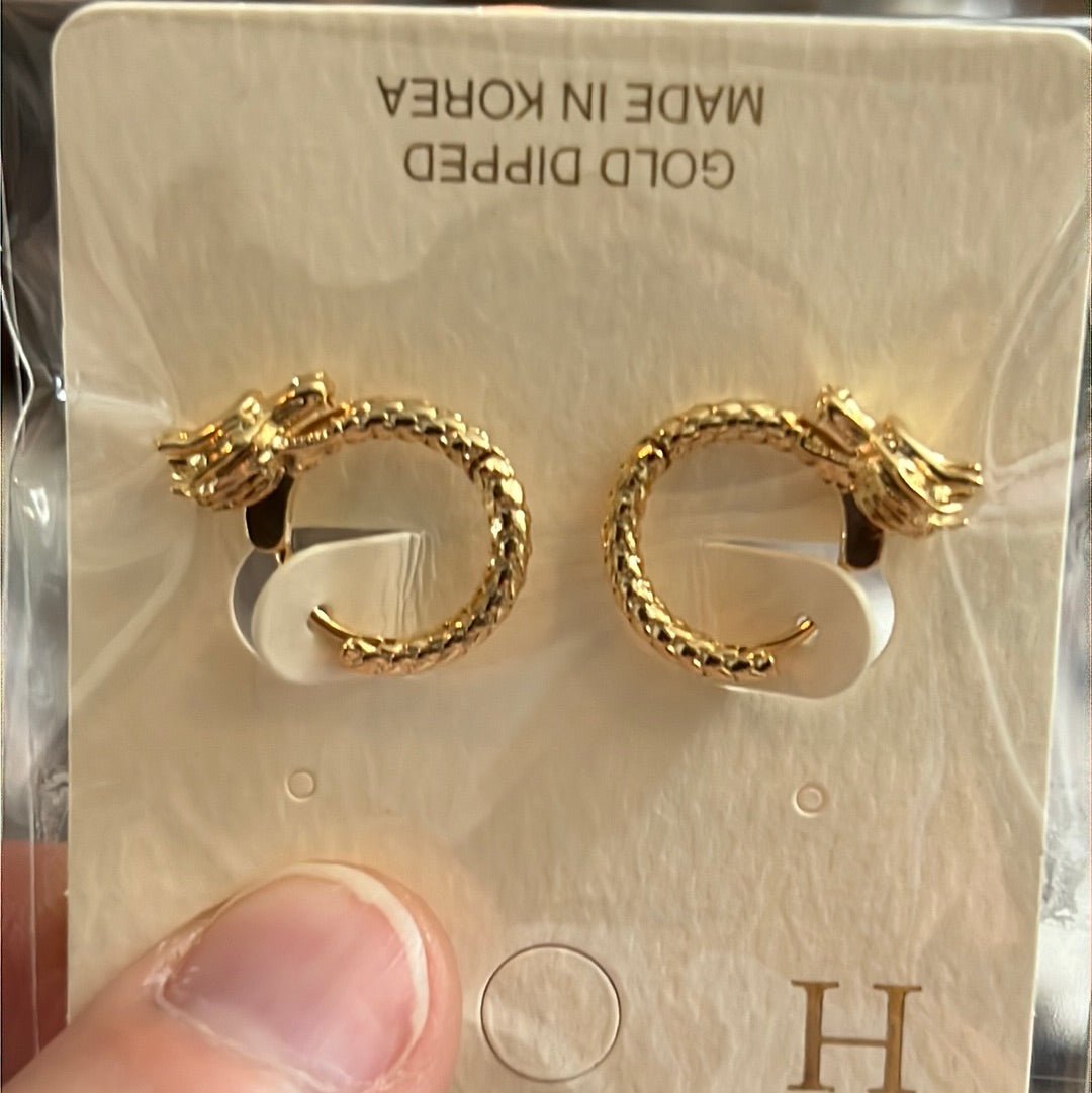 Mushu HoopEarrings