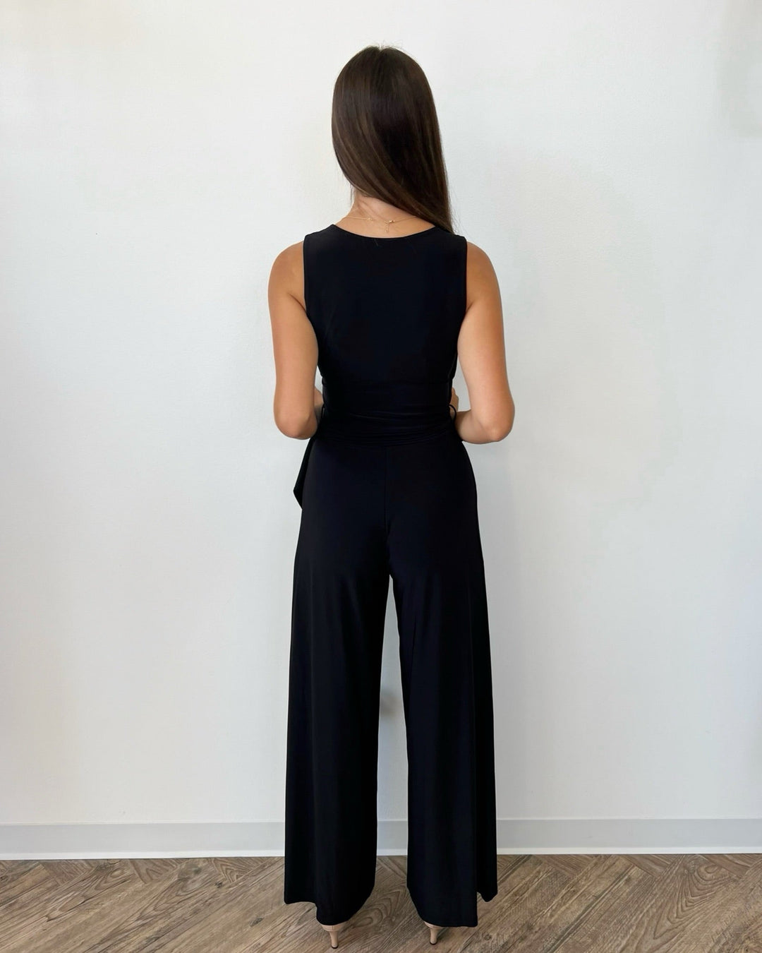 Nahla Sleeveless Jumpsuit with Tie WaistJumpsuit