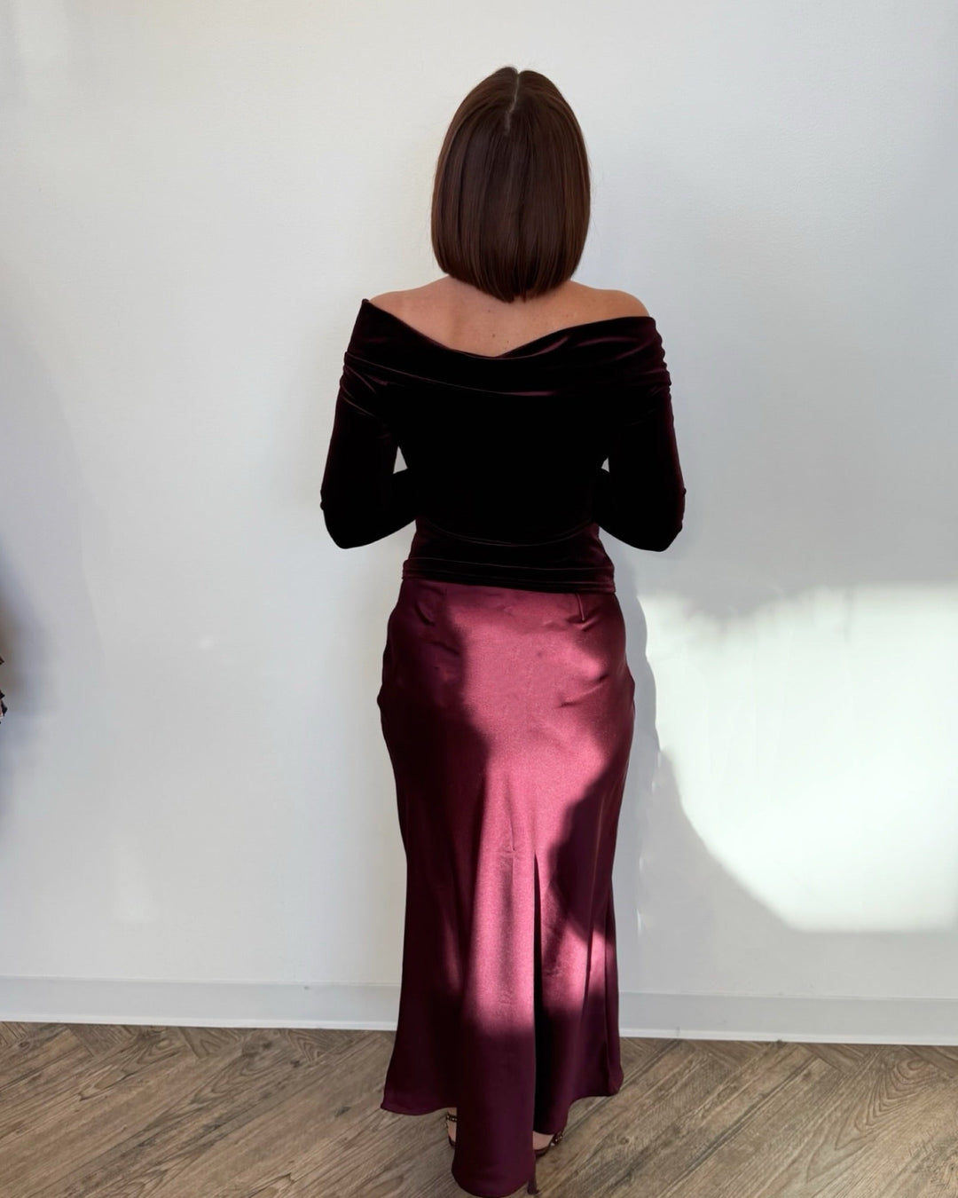 Neena Satin Slip SkirtSkirt