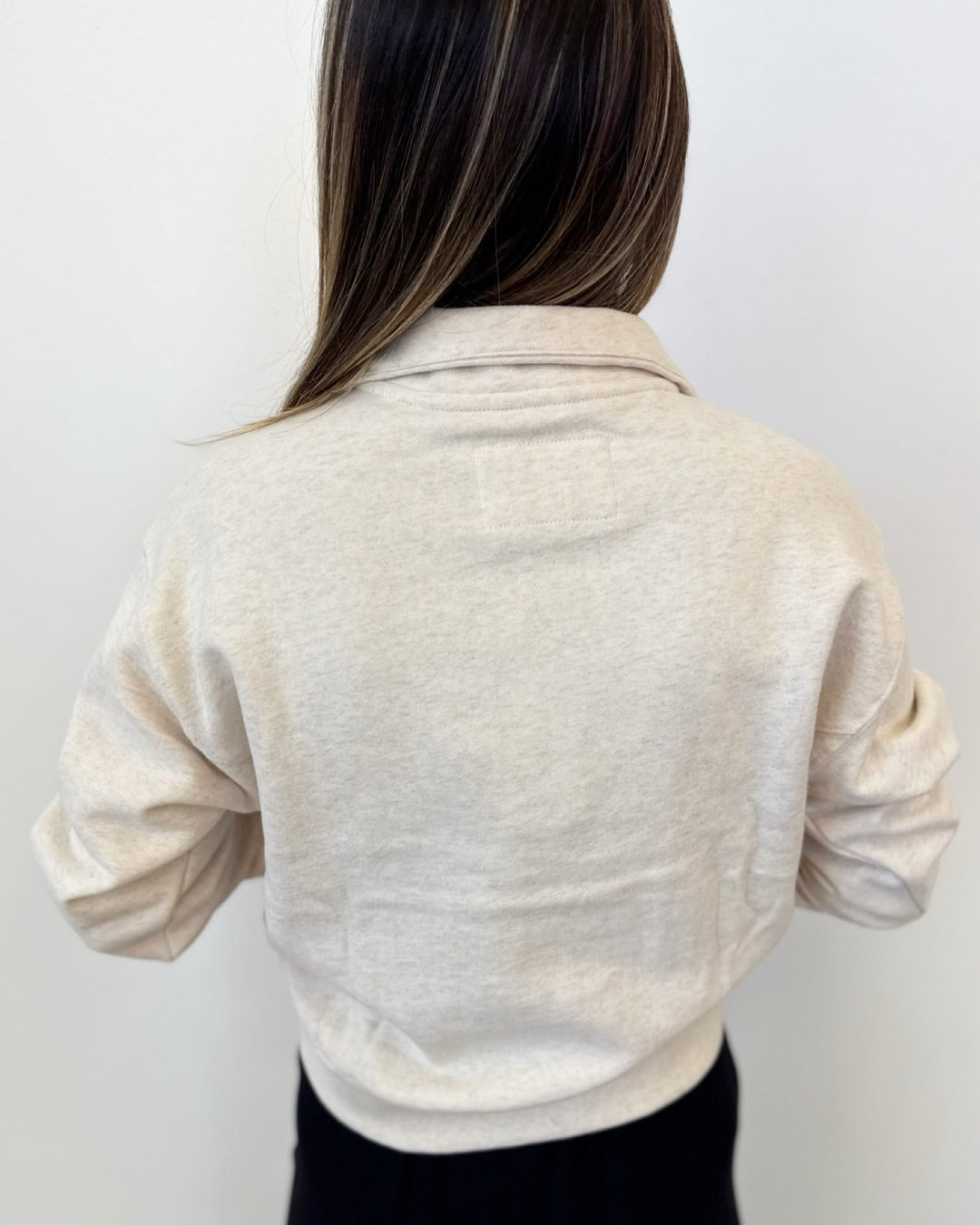 Nellie Long Sleeve Half Zip PulloverSweatshirt