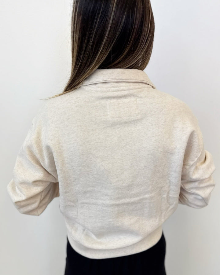 Nellie Long Sleeve Half Zip PulloverSweatshirt