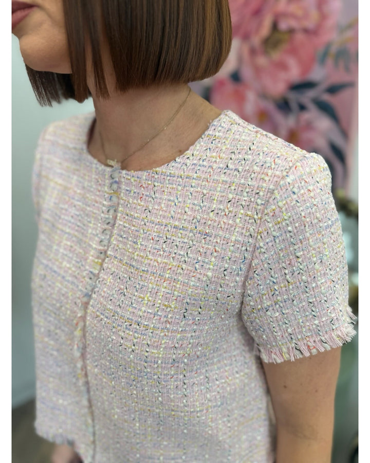 Noah Short Sleeve Tweed Topaddie