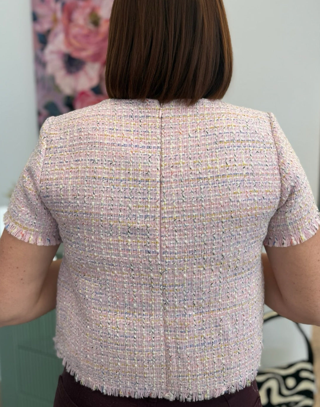 Noah Short Sleeve Tweed Topaddie