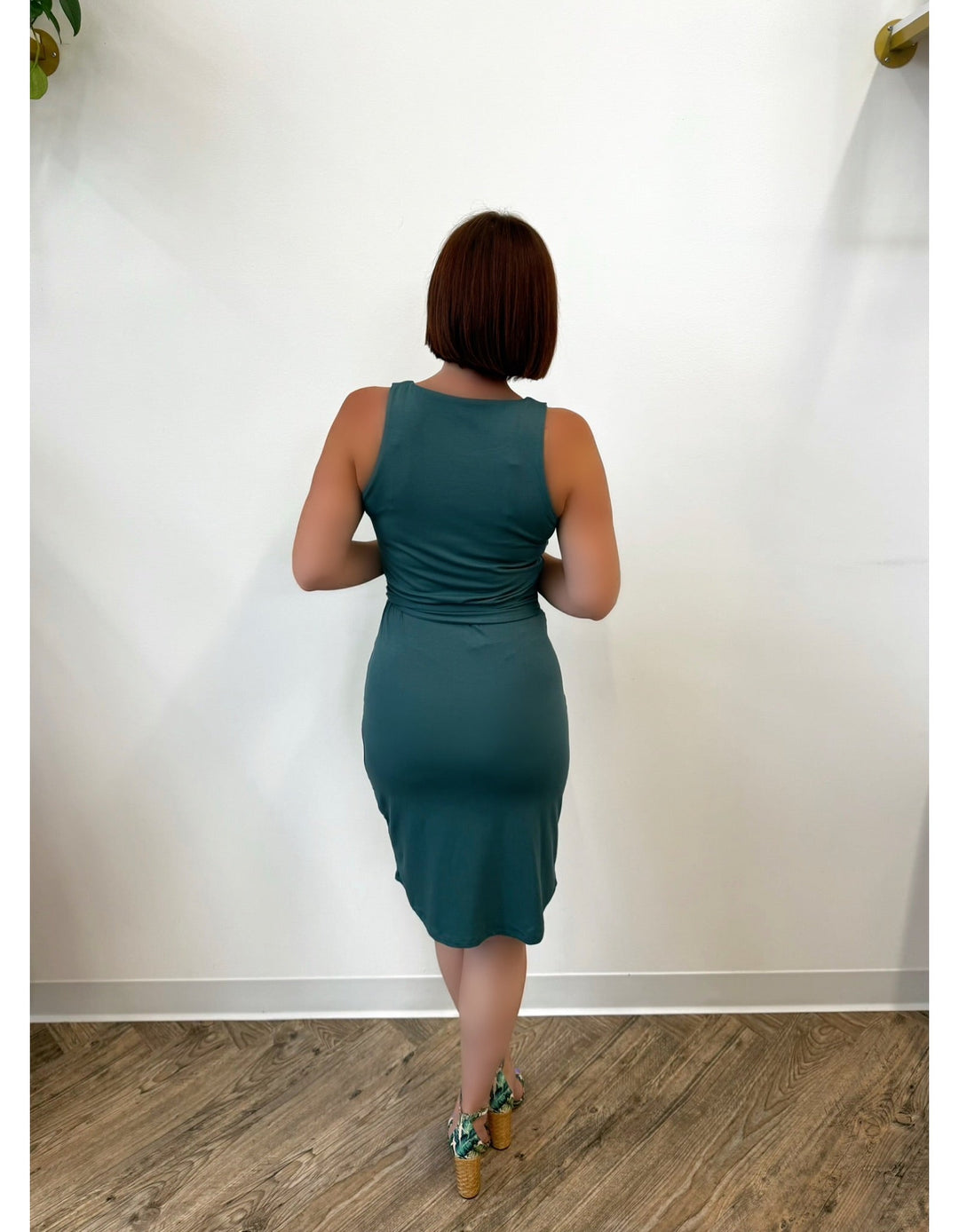 Odessa Fitted Midi Dress The TLB Boutique Odessa Fitted Midi Dress The TLB Boutique