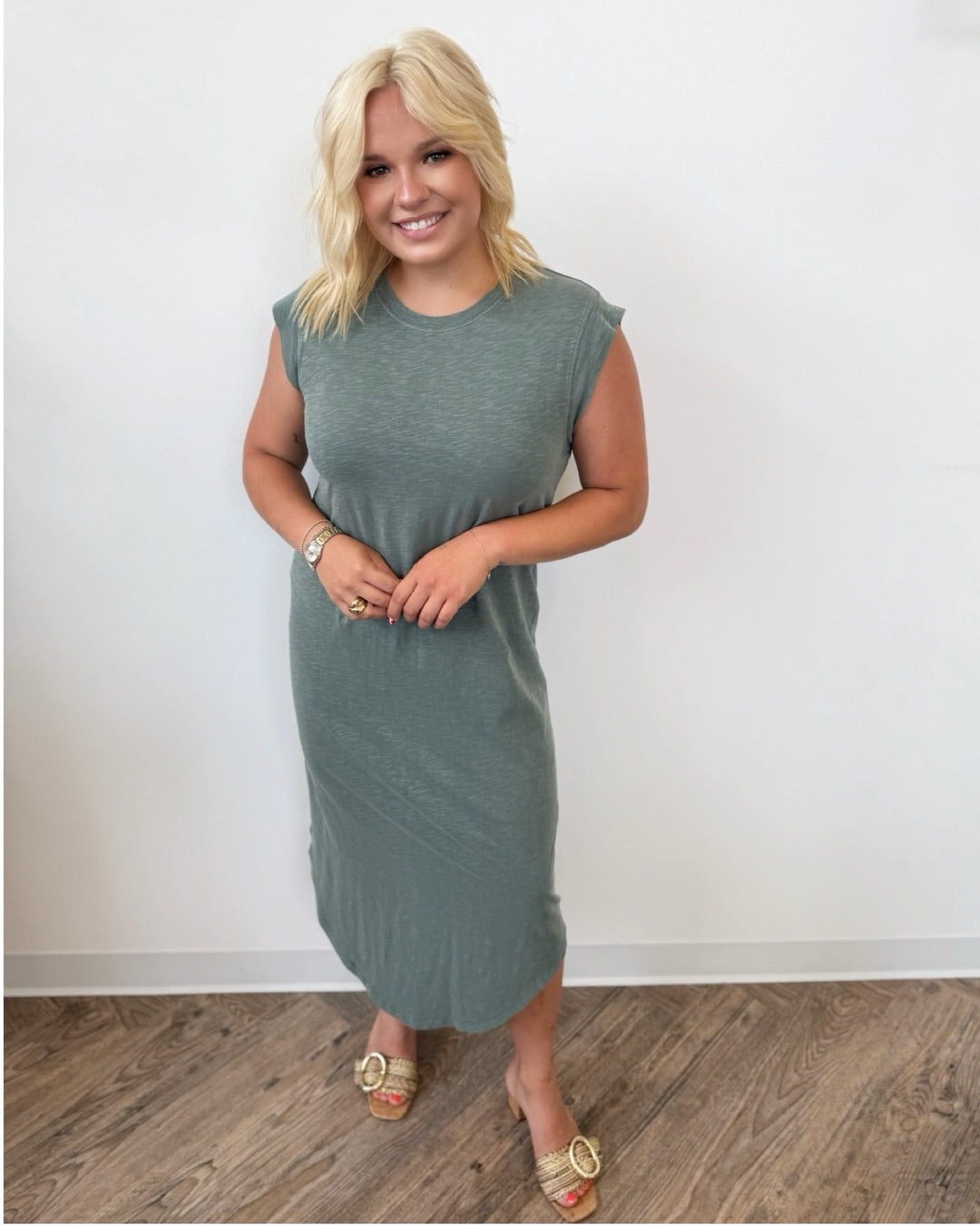 Olandria Midi Shirt DressDresses