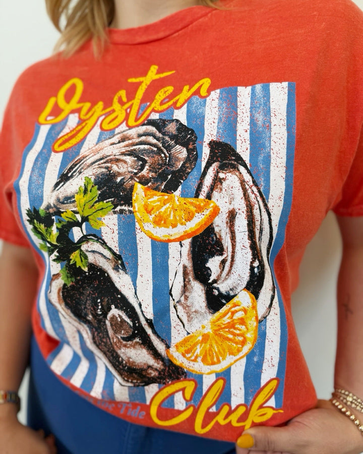 Oyster Club Seafood Mineral - Dyed Tropical T-Shirtgraphic teeH7035TK-1