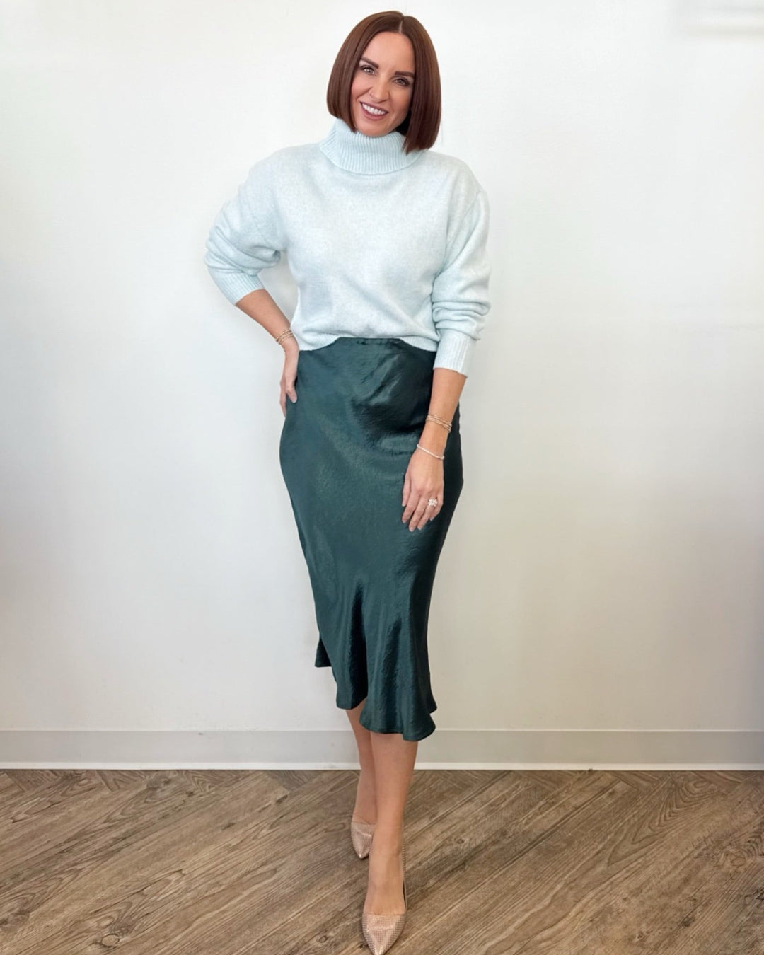 Percy Cropped Mock Neck Sweaterknit