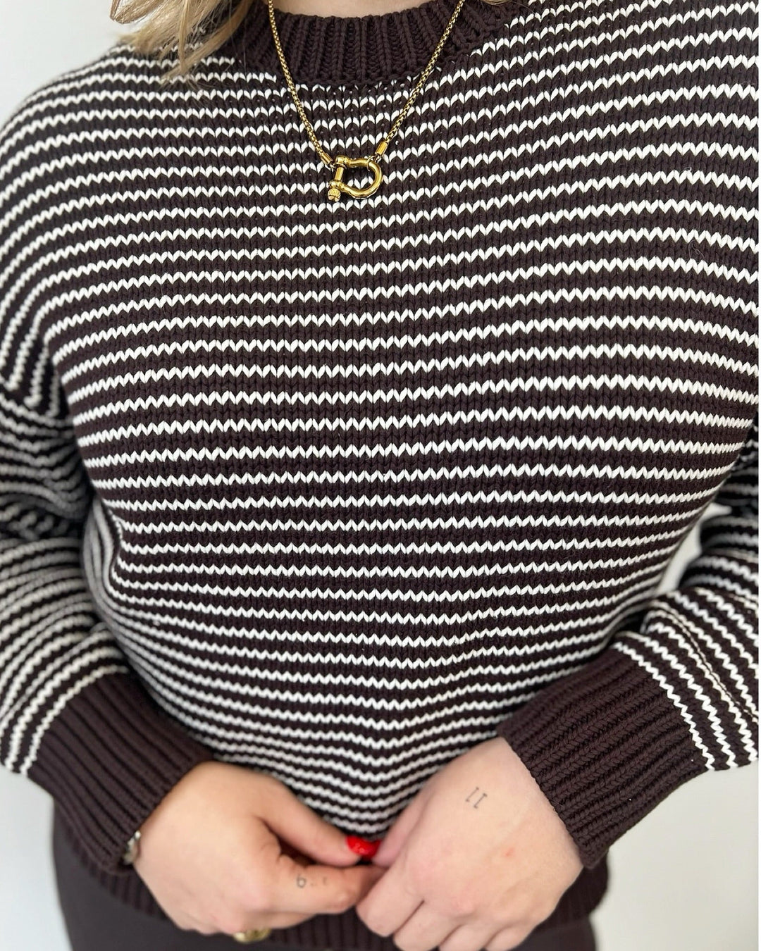 Pistola Aura Relaxed Crew Neck Sweaterknit