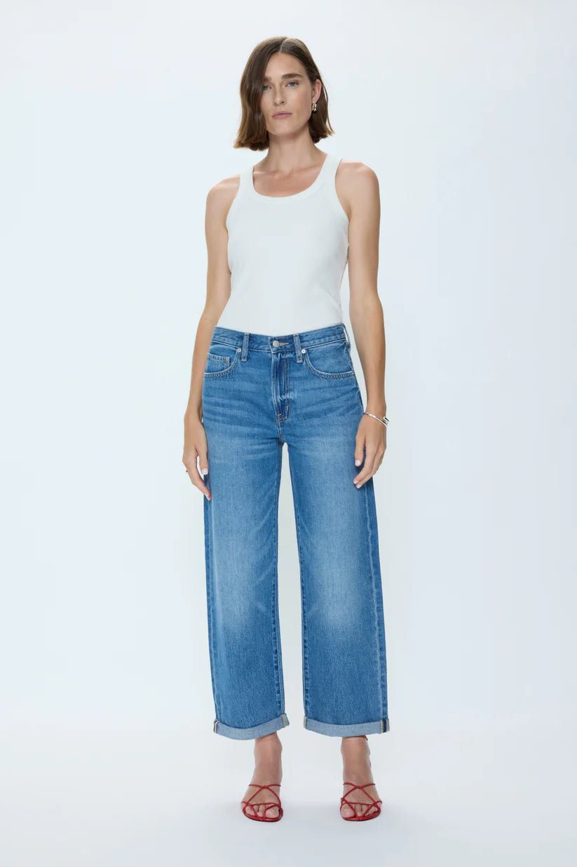Pistola Donny Rolled Hem Boyfriend Jeanboyfriend denim