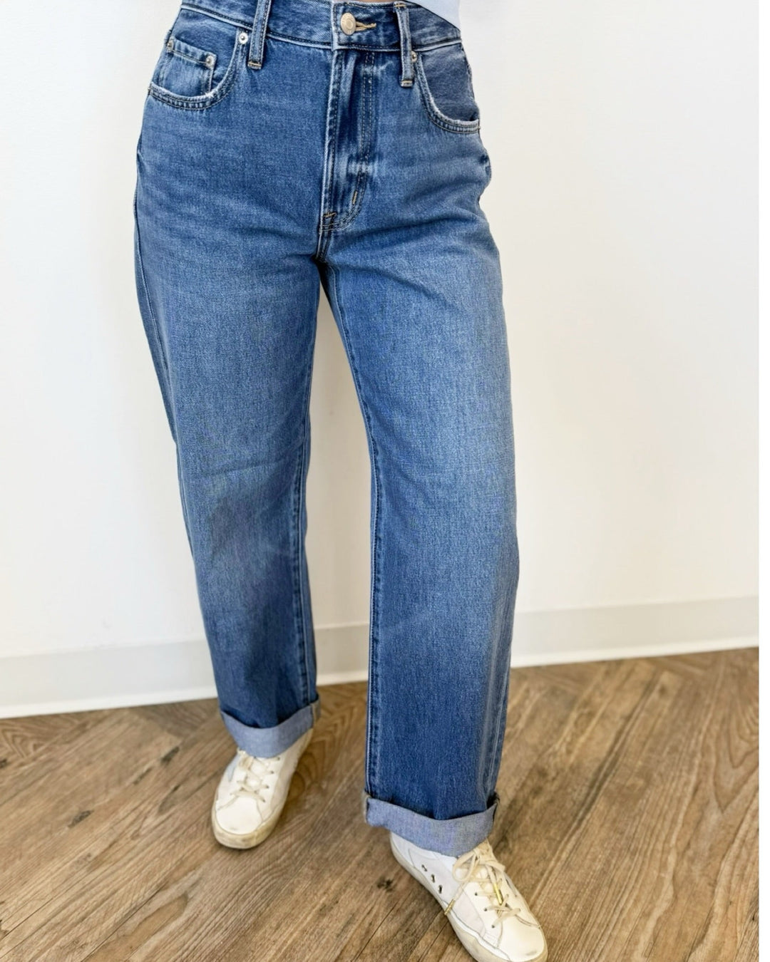 Pistola Donny Rolled Hem Boyfriend Jeanboyfriend denim
