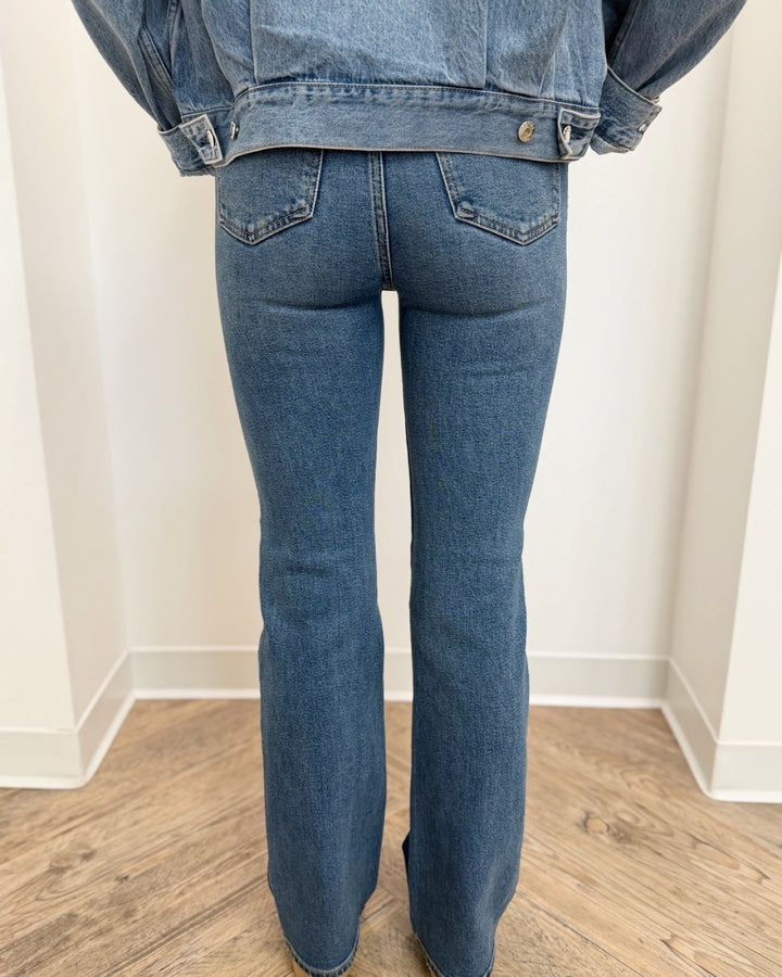 Pistola Evie High Rise Slim Bootfull length denim