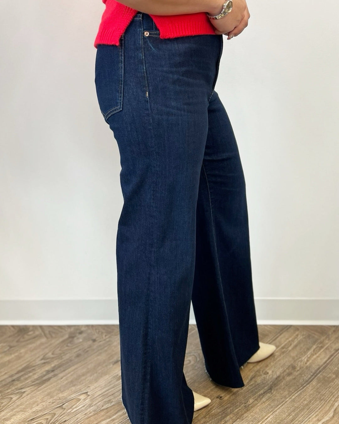 Pistola Izzy High Rise Wide Leg DenimDenim
