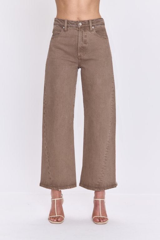 Pistola Kyra High Rise Bowed Wide Legcropped denim