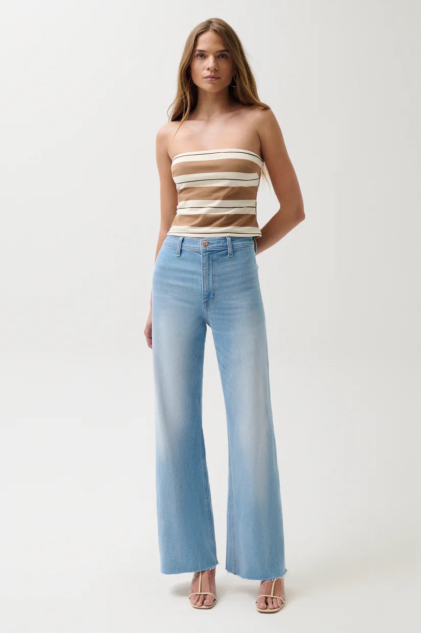 Pistola Penny High Rise Wide Leg Jeandenim