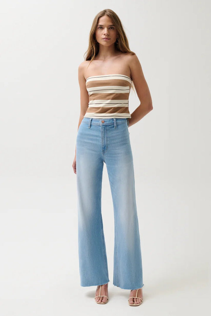 Pistola Penny High Rise Wide Leg Jeandenim