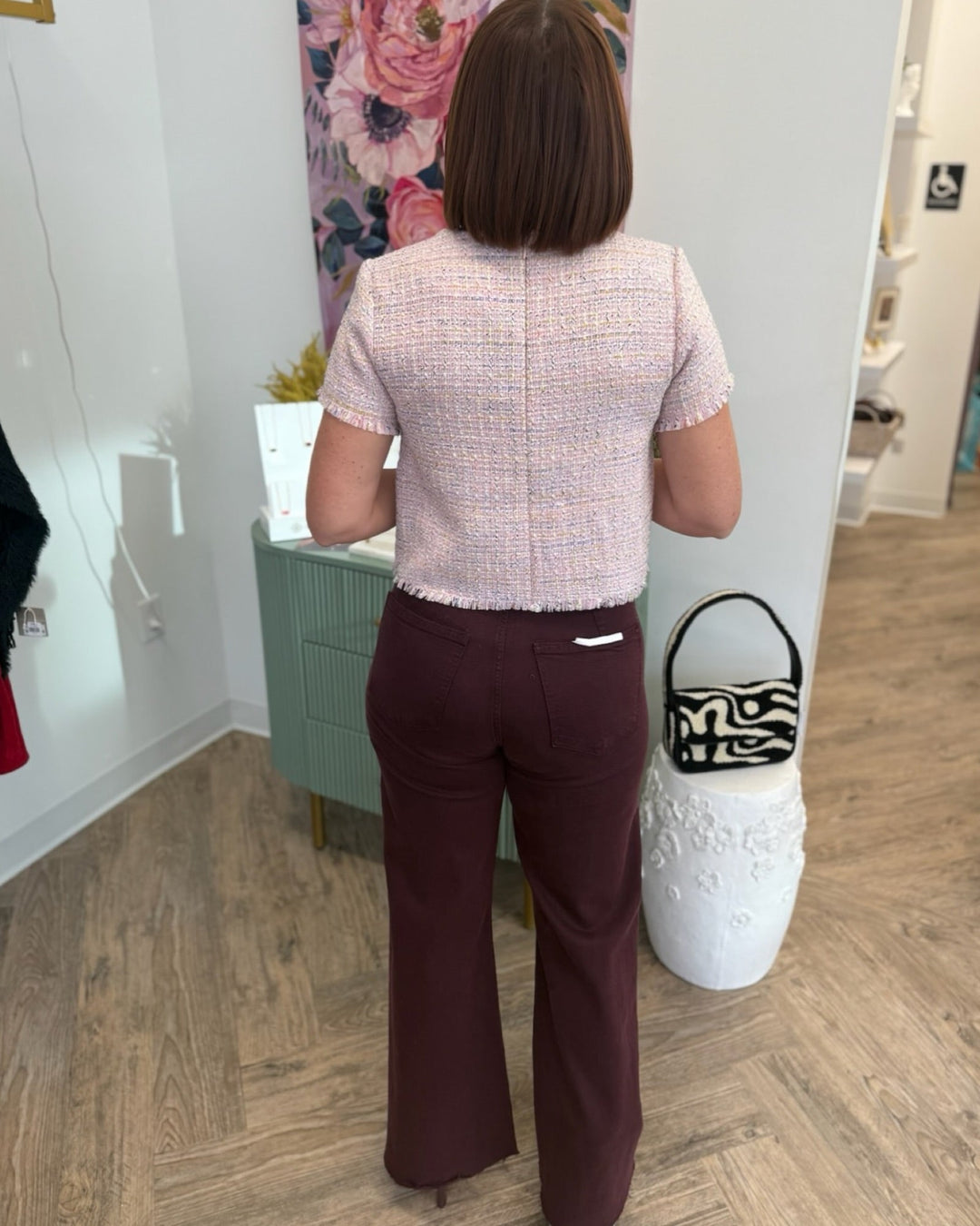 Pistola Penny High Rise Wide Leg Jeandenim