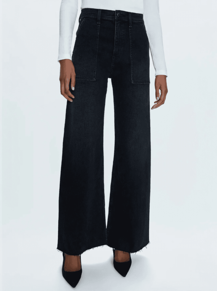 Pistola Penny High Rise Wide Leg Jeandenim