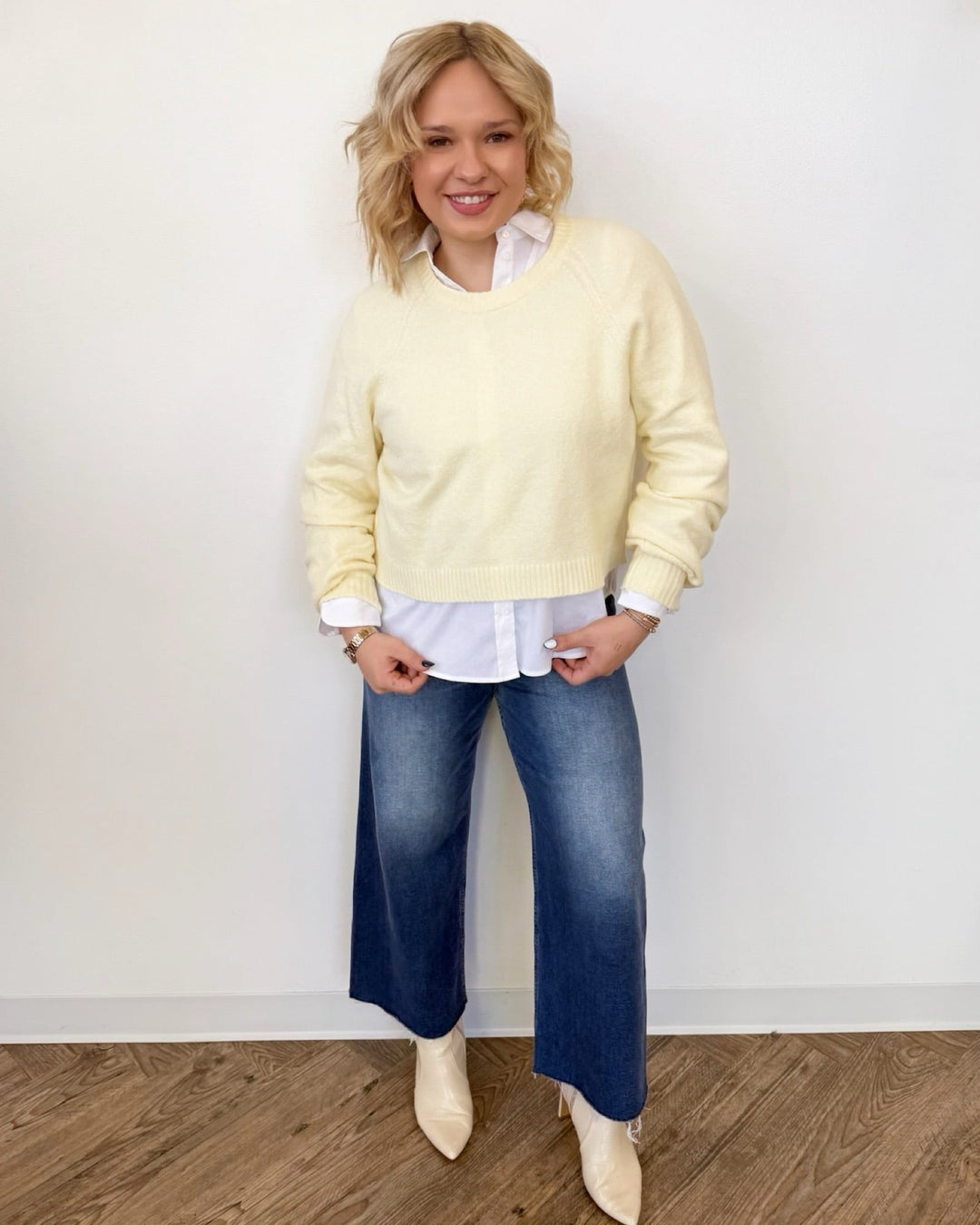 Pistola Penny High Rise Wide Leg Jeandenim