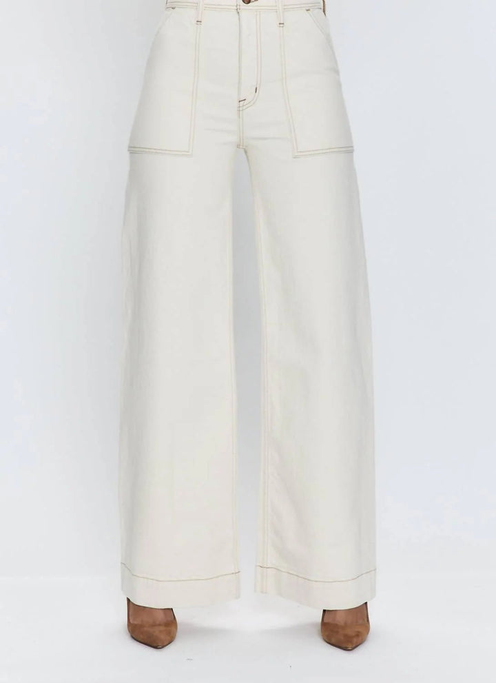 Pistola Penny High Rise Wide Leg Jeandenim