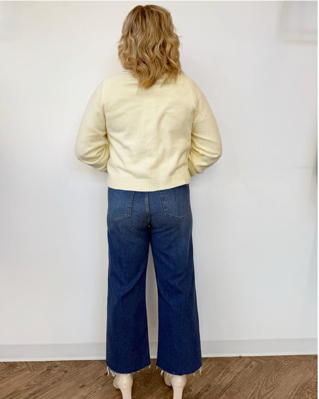 Pistola Penny High Rise Wide Leg Jeandenim