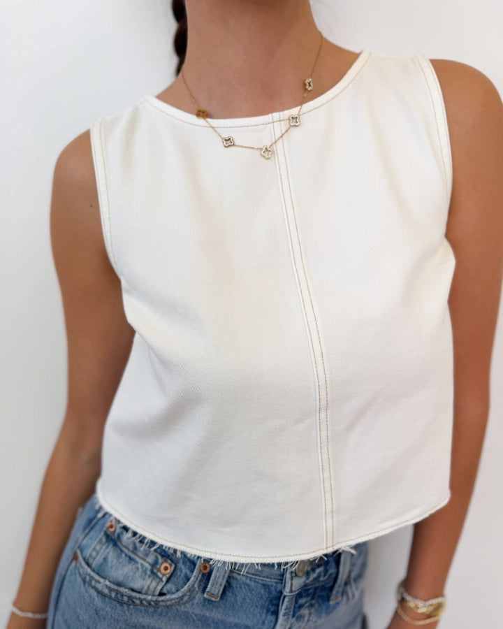 Pistola Rue Cropped Swing Shirtsleeveless top