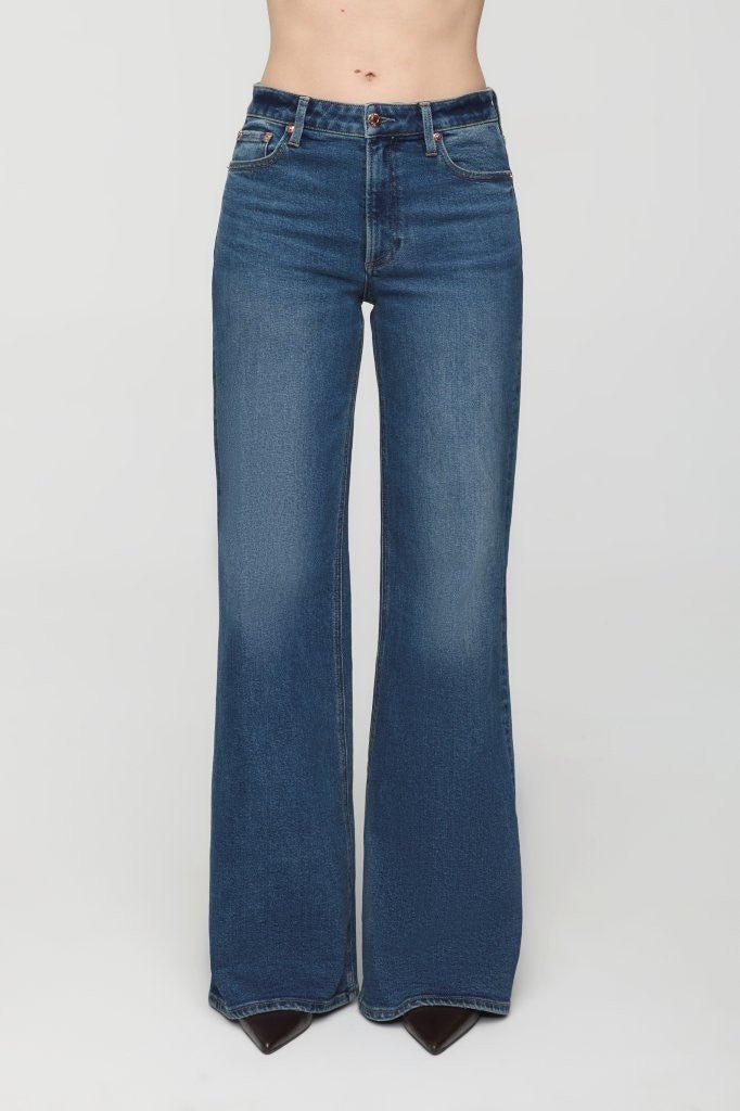 Pistola Vivian Mid Rise Wide Leg Jeanwide leg jeans