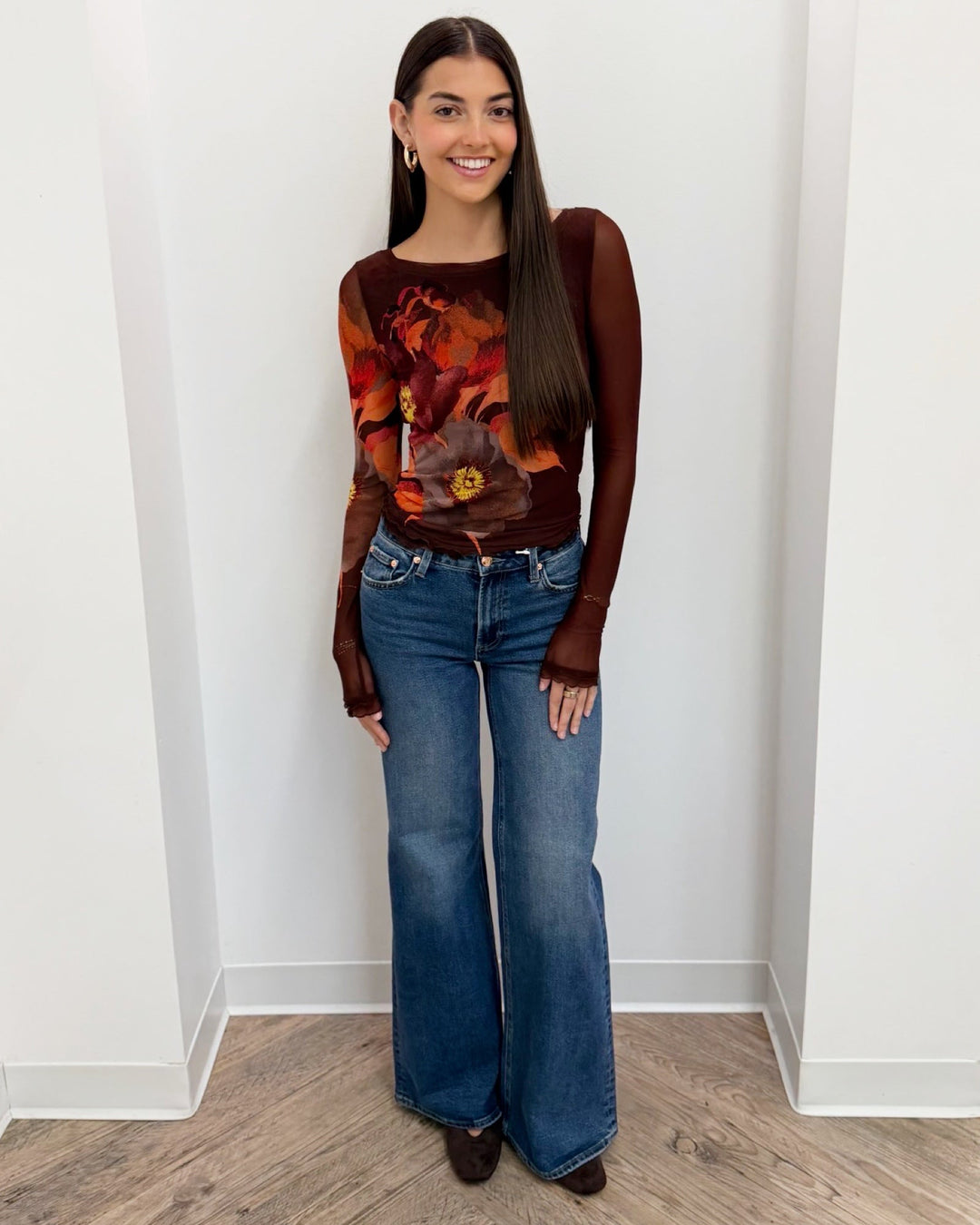 Pistola Vivian Mid Rise Wide Leg Jeanwide leg jeans