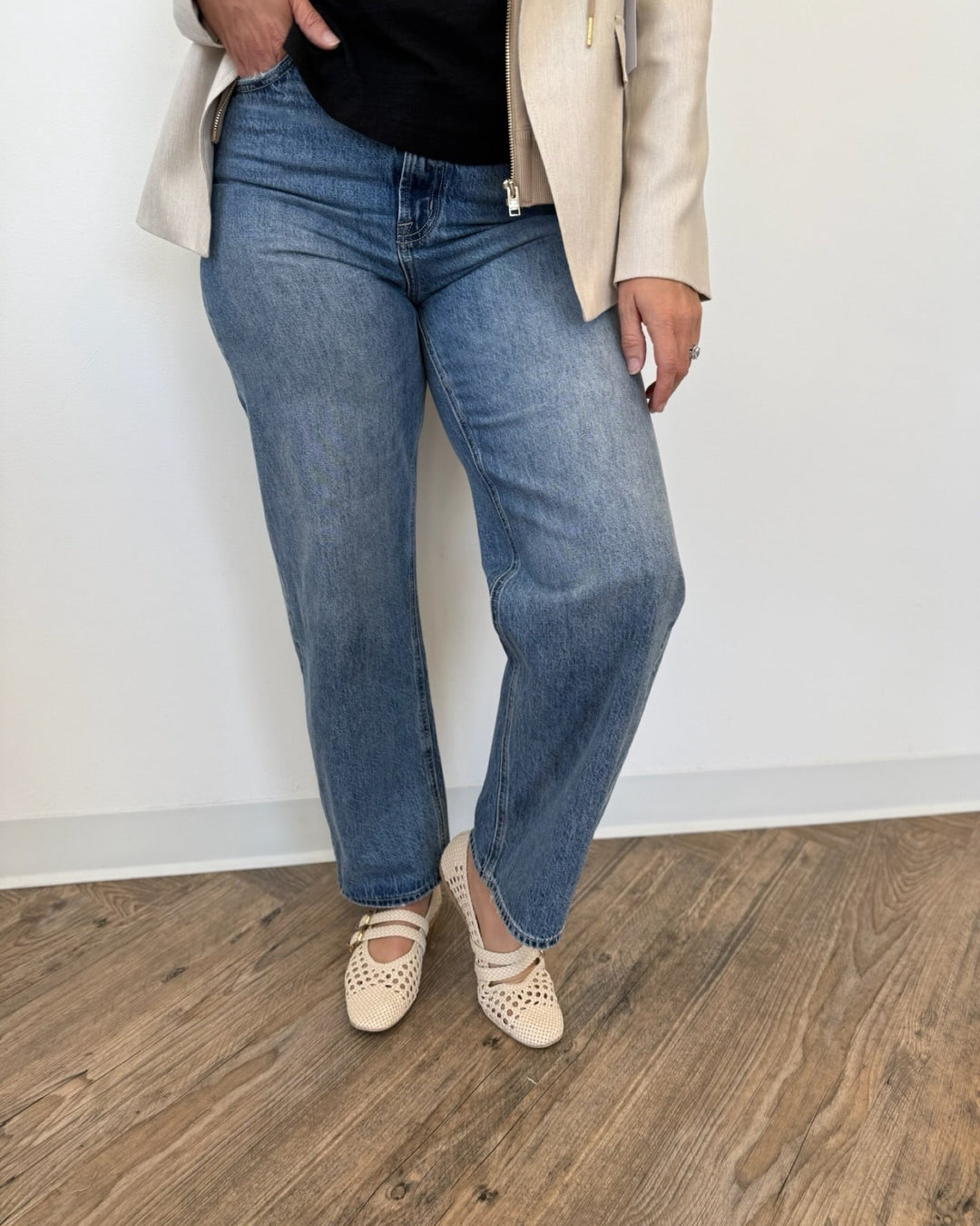 Pistola Wes High Rise Barrel Jeanbarrel jeans