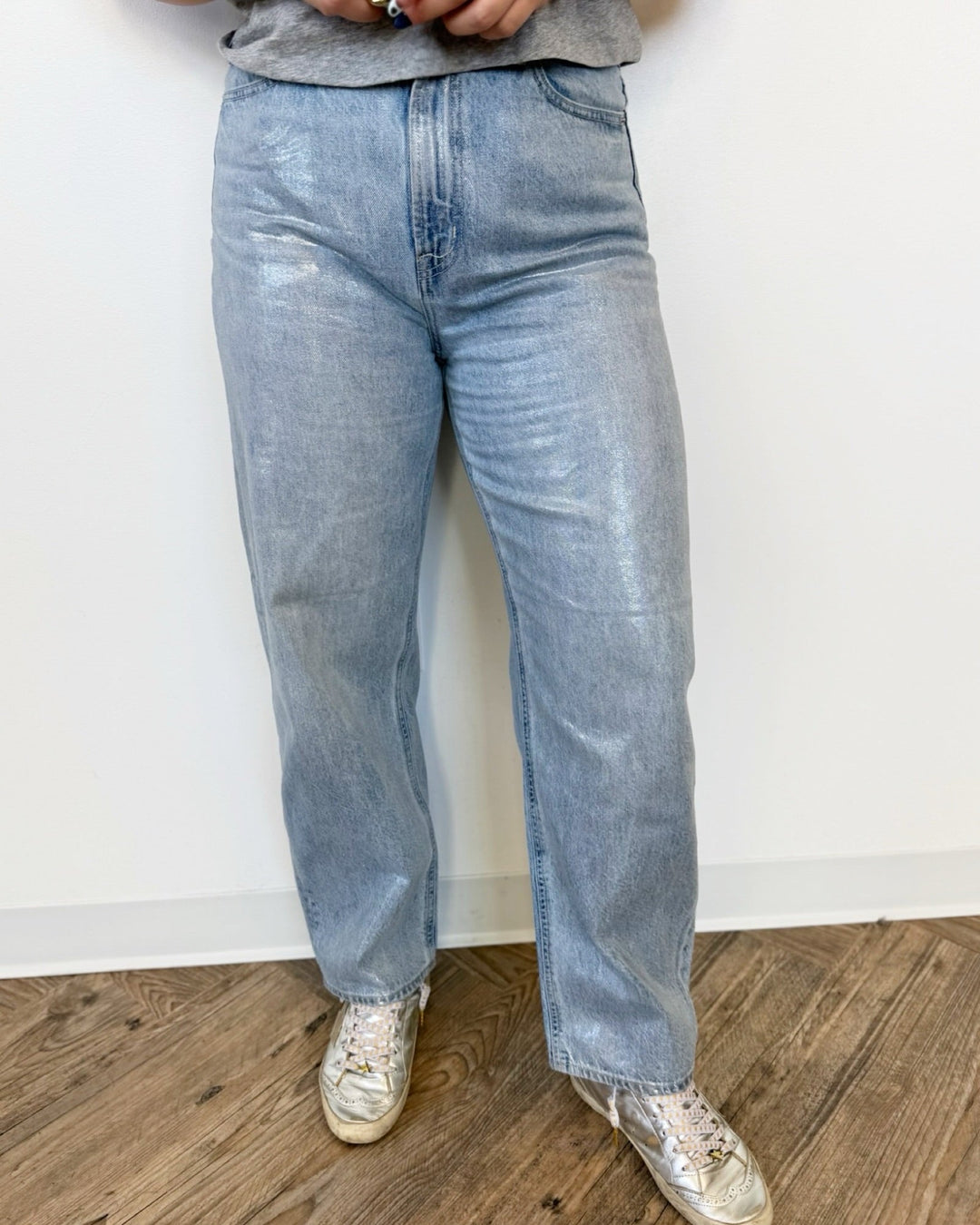 Pistola Wes High Rise Barrel Jeandenim