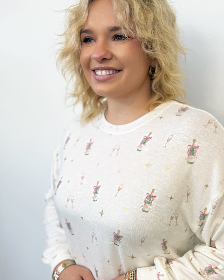 Popping Bottles Lounge Toplounge top