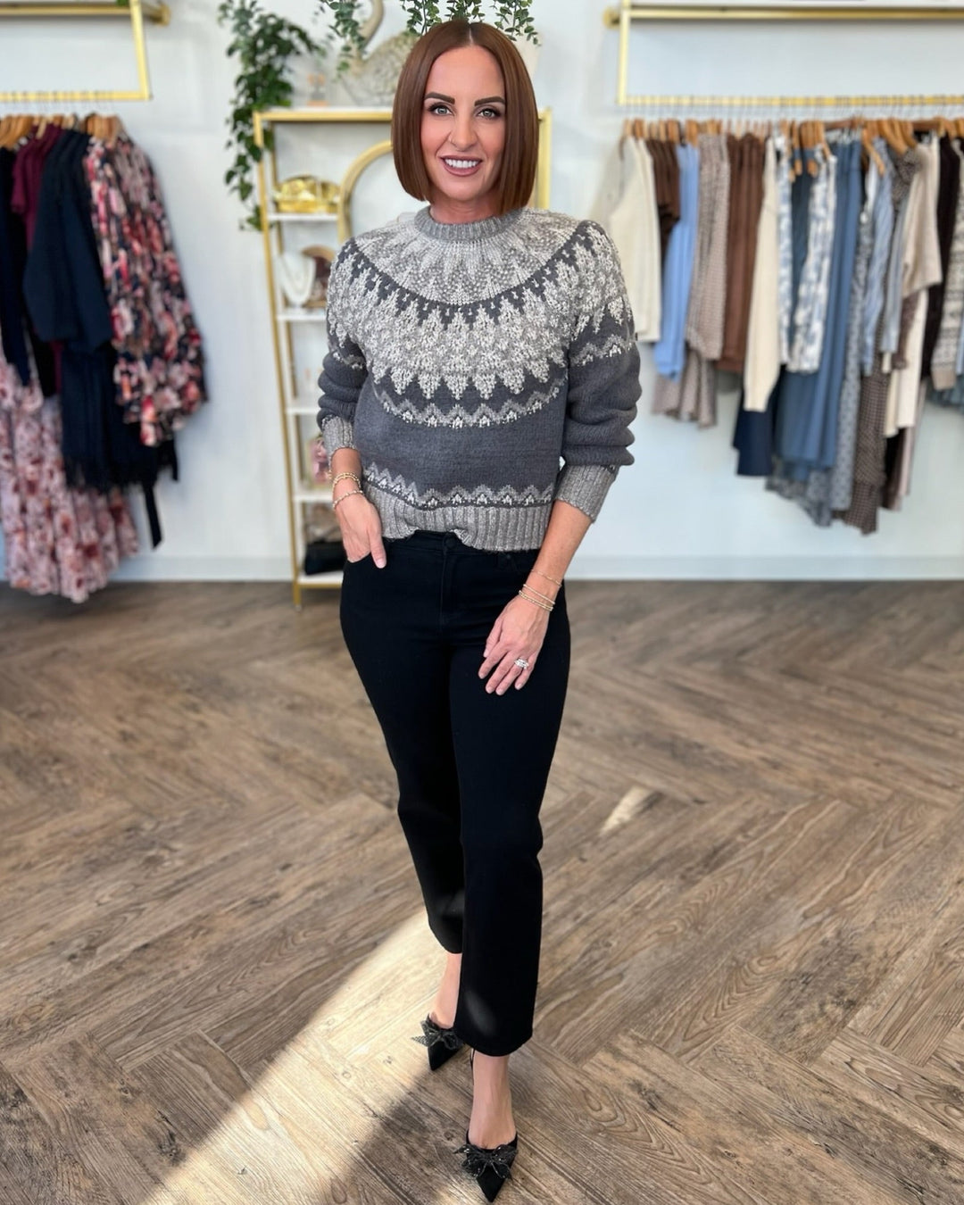 Porter Fair Isle Long Sleeve Knitknits