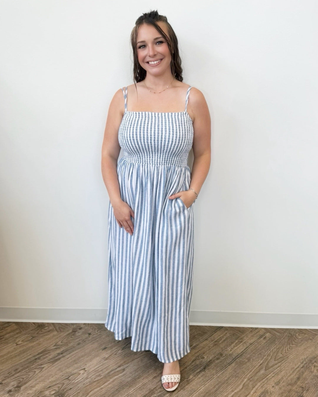 Porter Stripe Midi DressMidi Dress