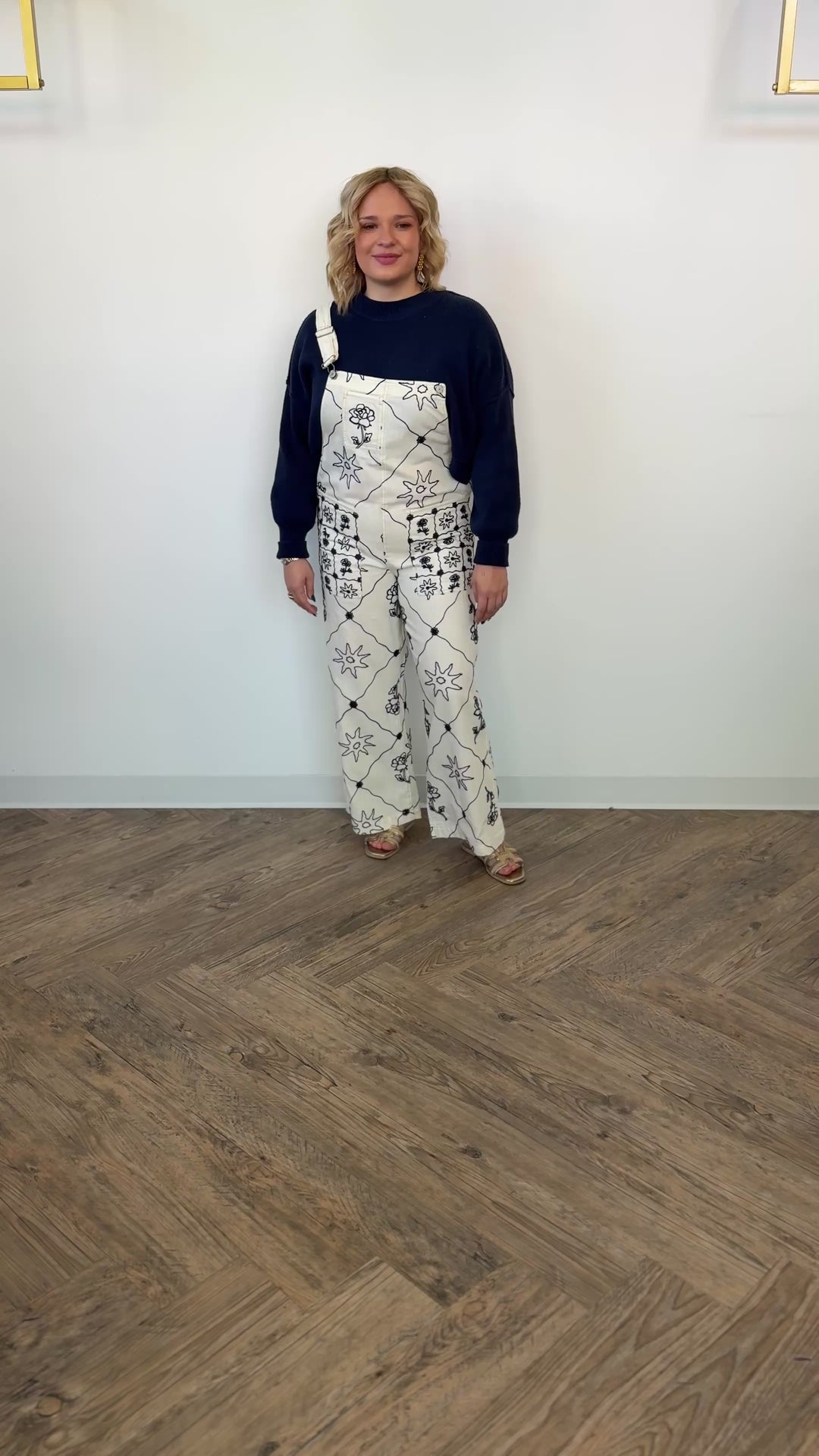 Free People Rising Sun Overall