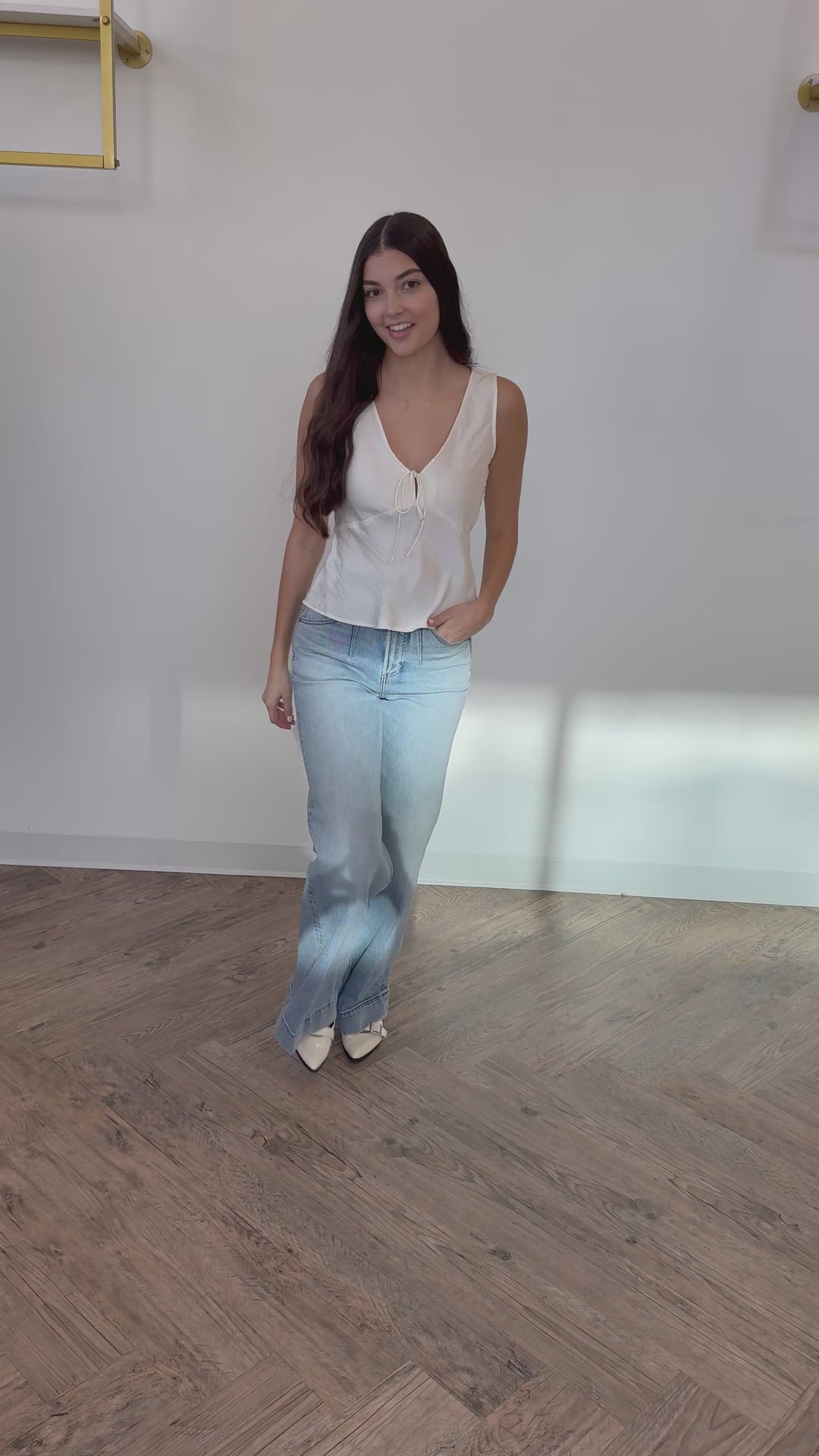 Z Supply Luana Luxe Satin Top