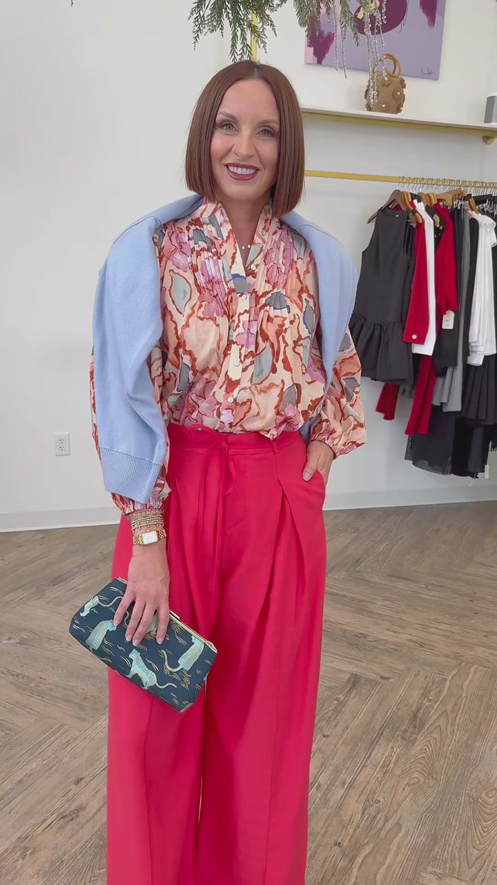 Rio High Rise Wide Leg Pant