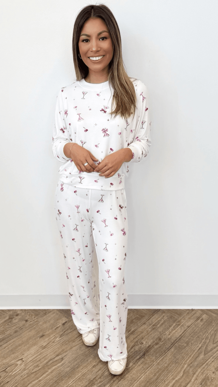 Printed Ellery Rib Lounge PantLounge Pant