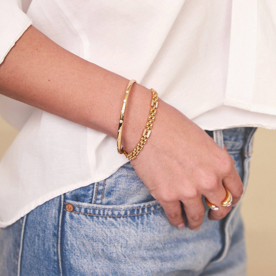 PRISCILLA BRACELET: GOLDPRISCILLAB - G