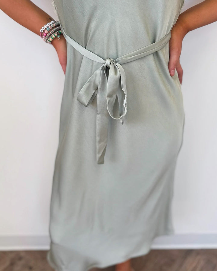 Priyanka Slip Dress with Lace DetailDress