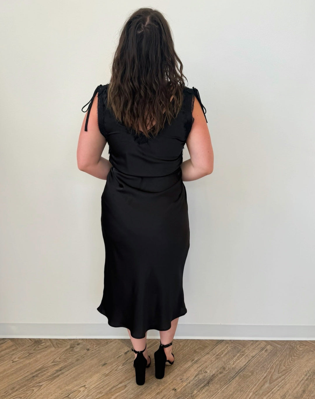 Priyanka Slip Dress with Lace DetailDress
