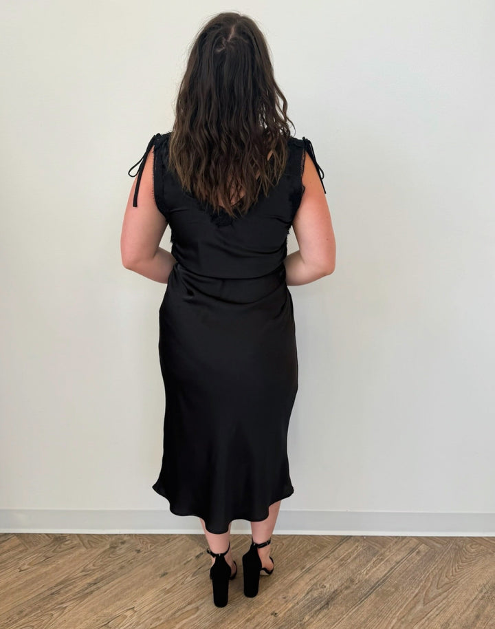 Priyanka Slip Dress with Lace DetailDress