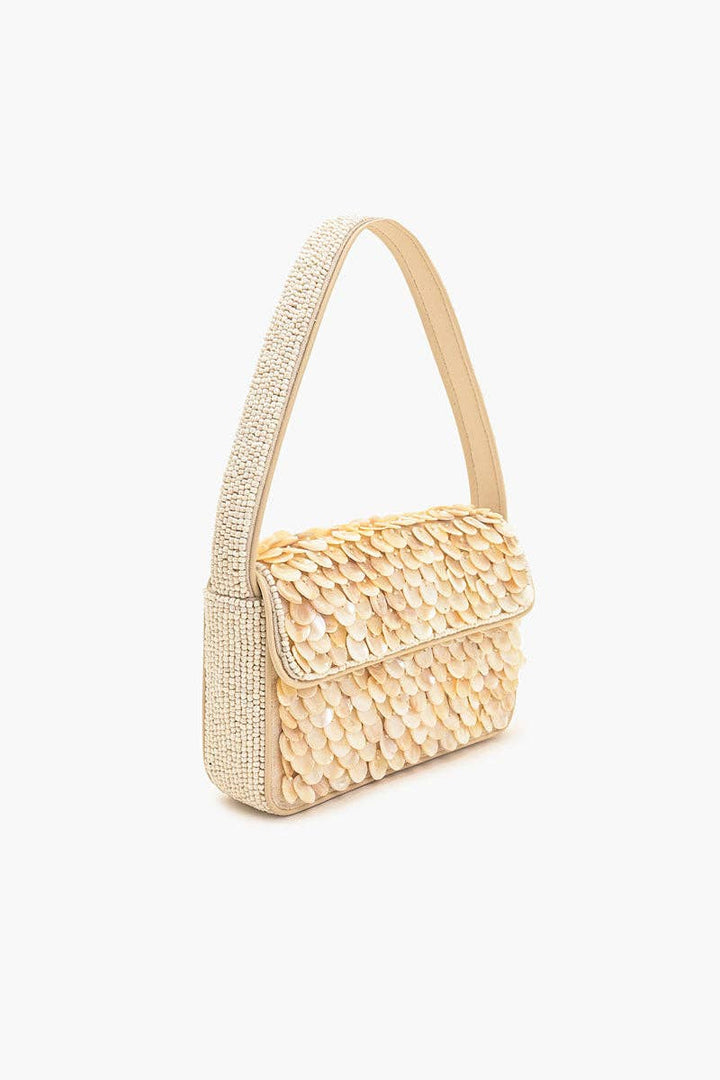 Rainbow Shell Beaded Shoulder BagAB25-1653