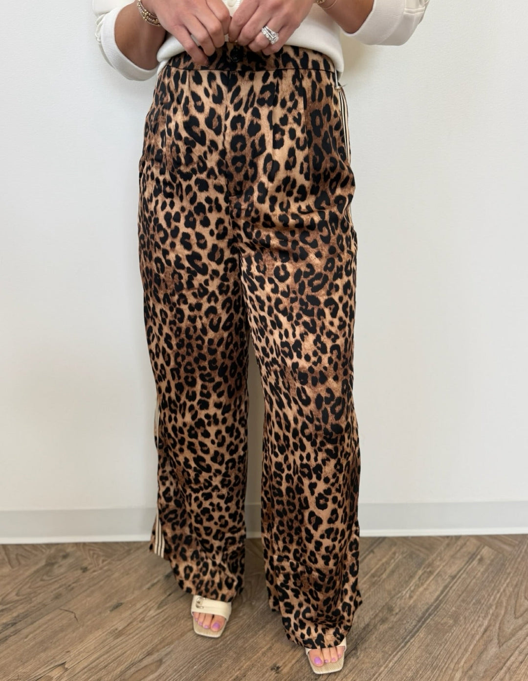 Reeves Leopard Printed Track Pantbottoms