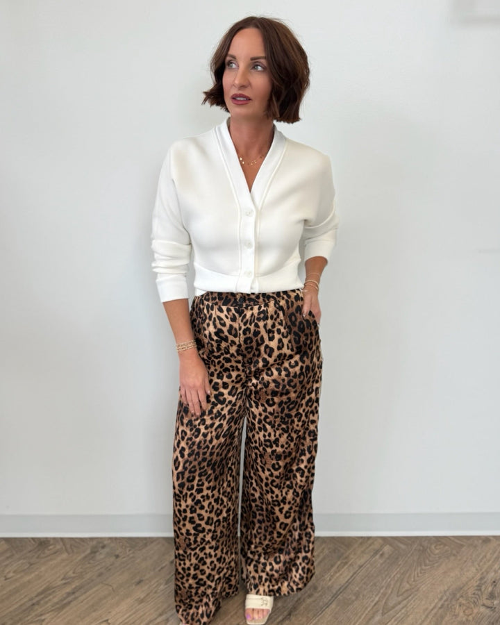 Reeves Leopard Printed Track Pantbottoms