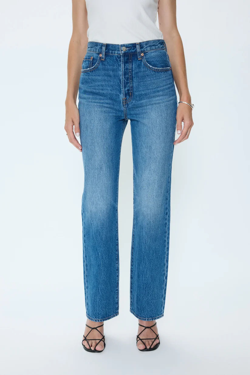 Pistola Cassie Super High Rise Straight Leg Jean