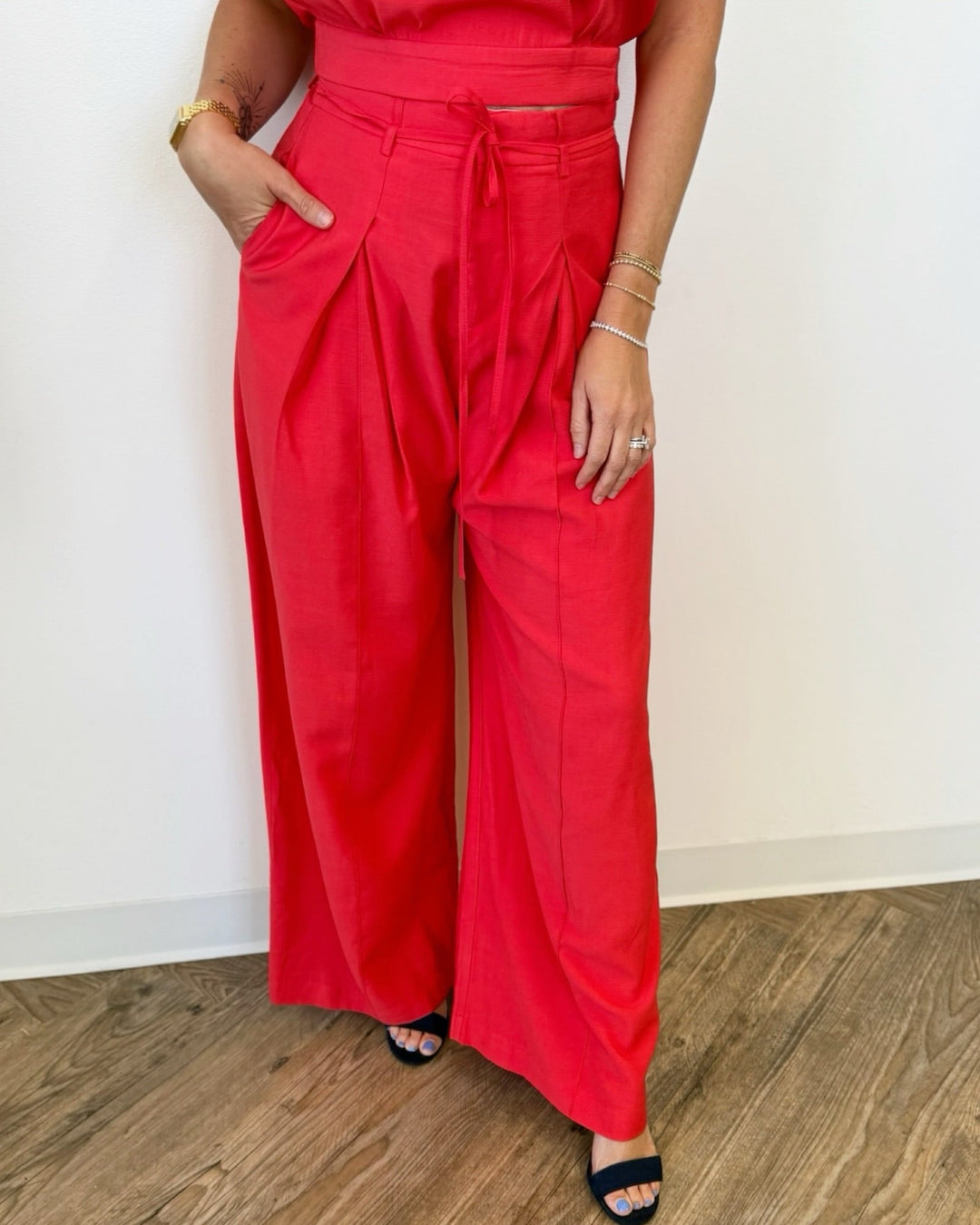 Rio High Rise Wide Leg Panttrouser