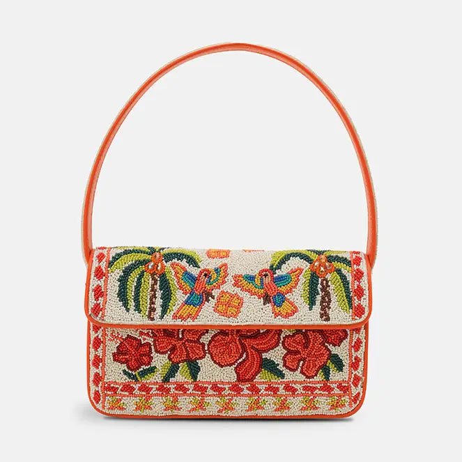 Rio Rhythm Vibrant Beaded Artisan Shoulder Baghandbag