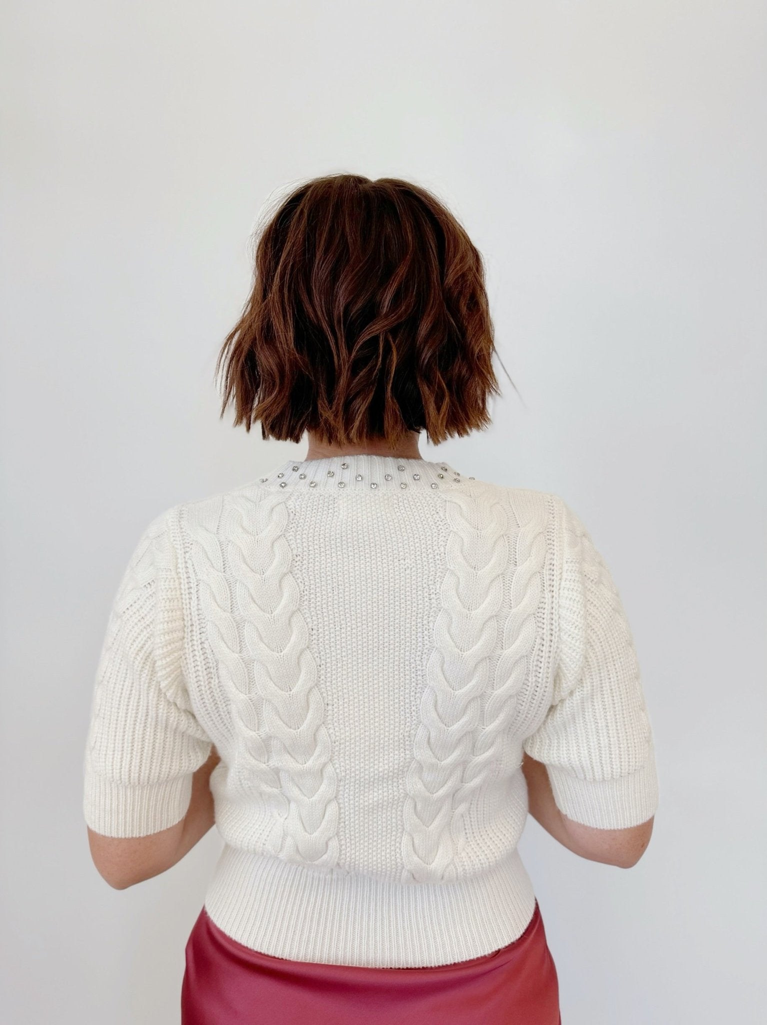 Rumi Embellished Knit Sweaterknit top