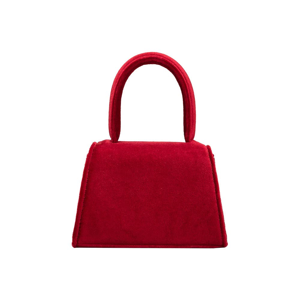 Sabrina Mini Top Handle BagHand BagDE9804RD - 1