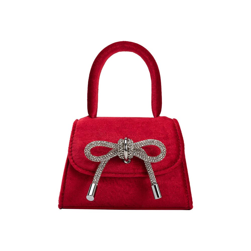 Sabrina Mini Top Handle BagHand BagDE9804RD - 1