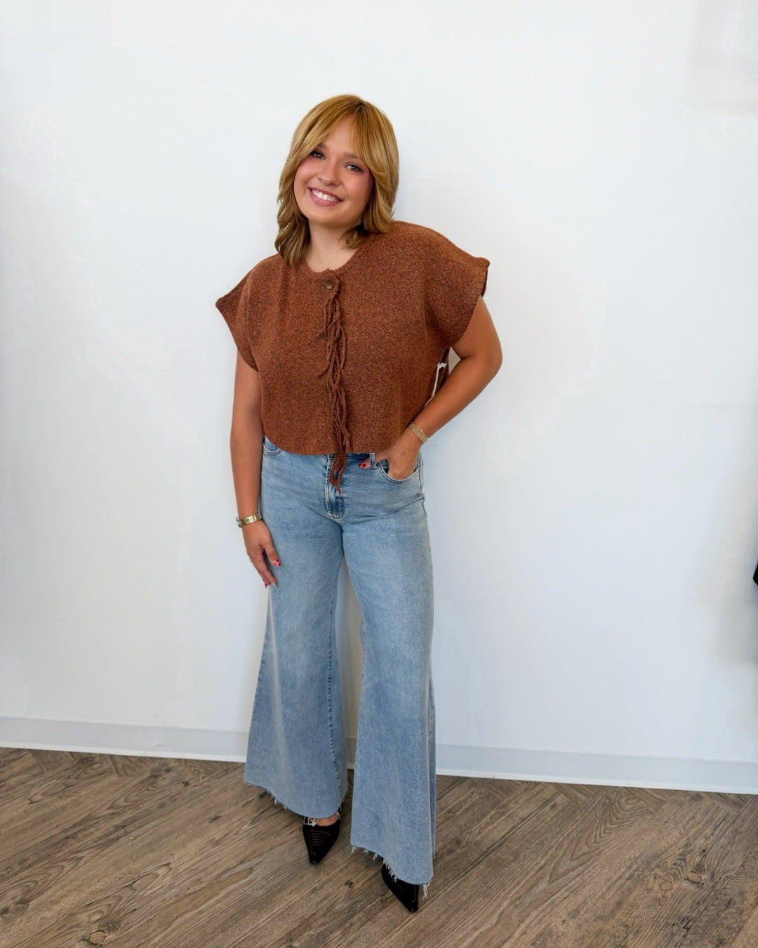 Sachi Vestsleeveless knit